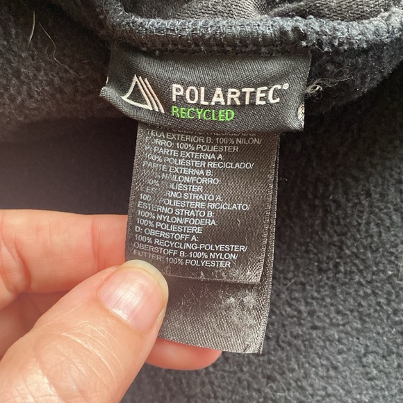 The North Face Hooded Polartec Black Full Zip Fleece Jacket, Men’s L - Picture 12 of 16